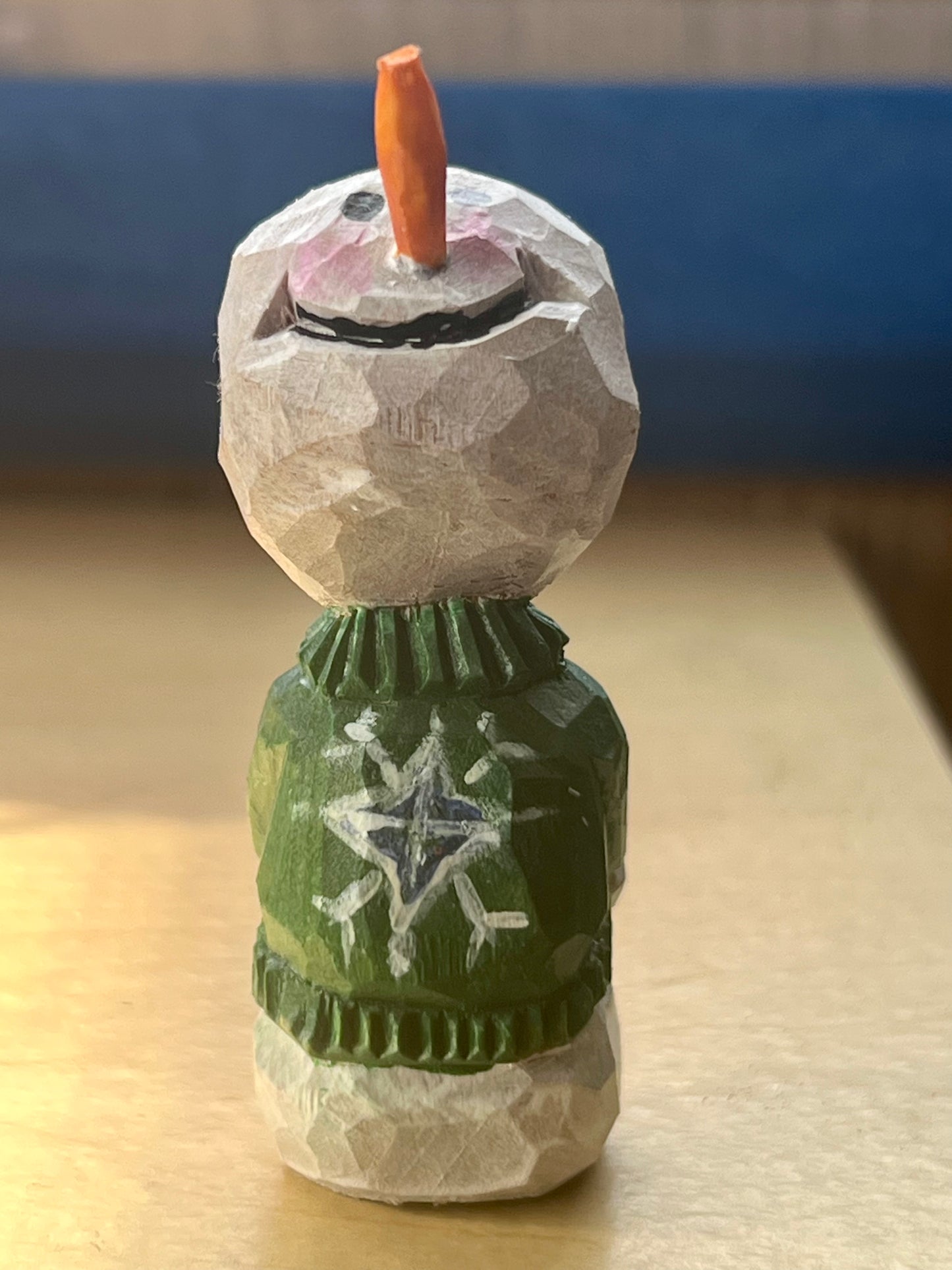 Little wooden Snowman